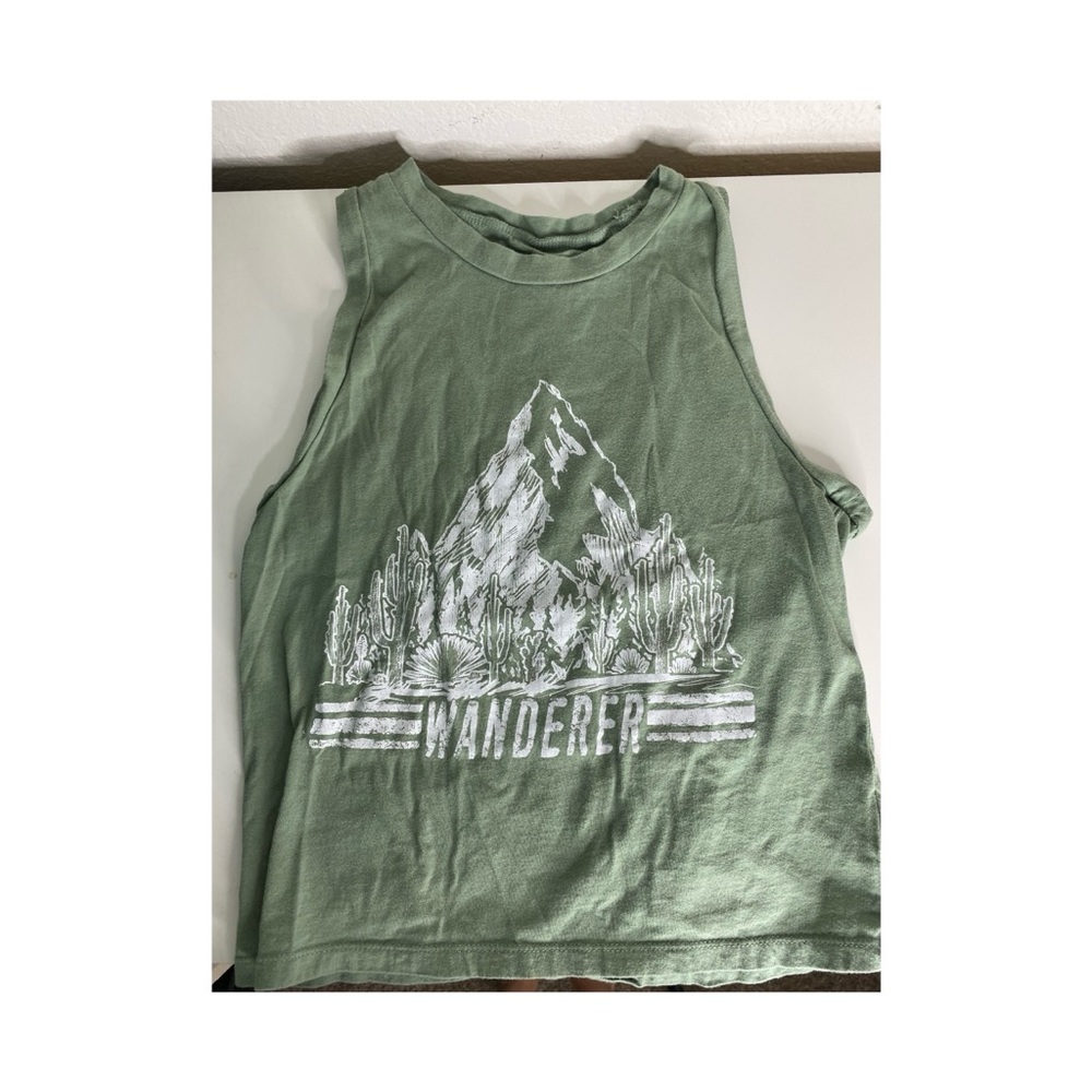 Green Wanderer Muscle tank